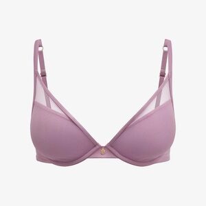 THIRDLOVE 24/7 Classic Uplift Plunge‎ Bra size 34E NWOT in Sugar Plum